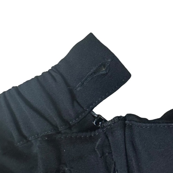 MaxMara Pants Black Trousers Straight Leg High Waisted Work Size Medium - Picture 6 of 8